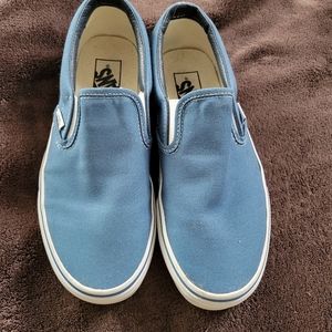 Blue Light Blue Women's  Slip on Vans